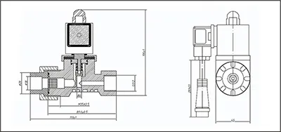 Клапаны электромагнитные, двухходовые (2/2) из пластика CPVC, Серия 2C